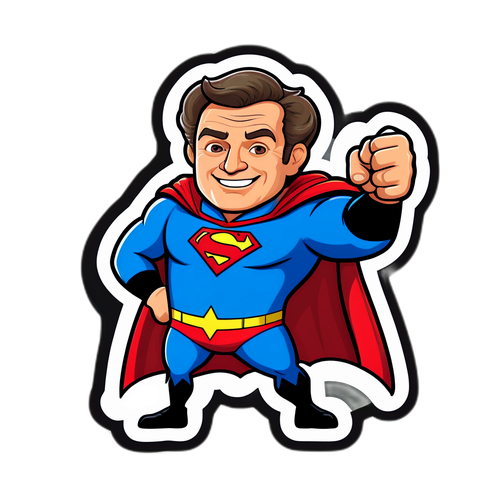 Randy Fine som superhelt