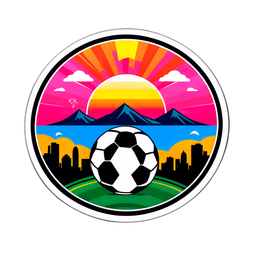Kibandiko Chenye Logo za Inter Miami na LA Galaxy