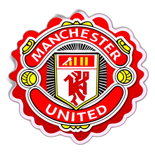 สติกเกอร์ที่แสดงความรักต่อแมนเชสเตอร์ ยูไนเต็ด