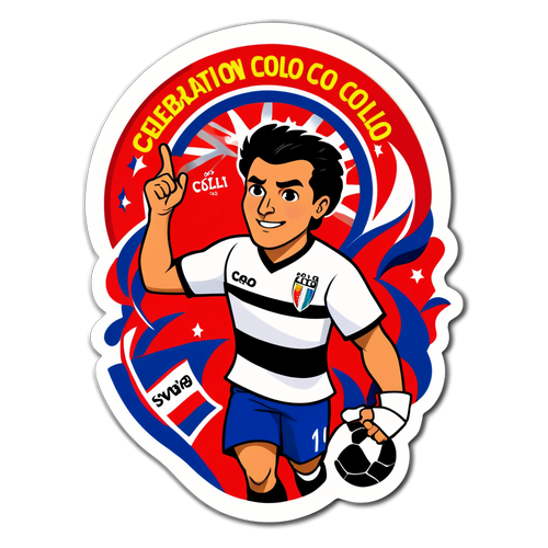 Sticker de Celebración Colo Colo