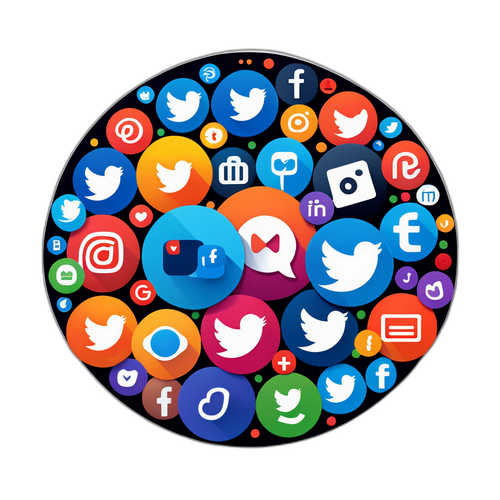 메타 플랫폼 아이콘 스티커 디자인