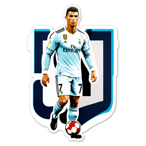 Ronaldo 7 mez sticker