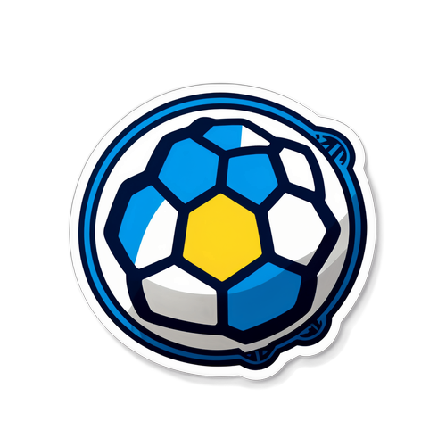 Autocolant pentru fanii fotbalului