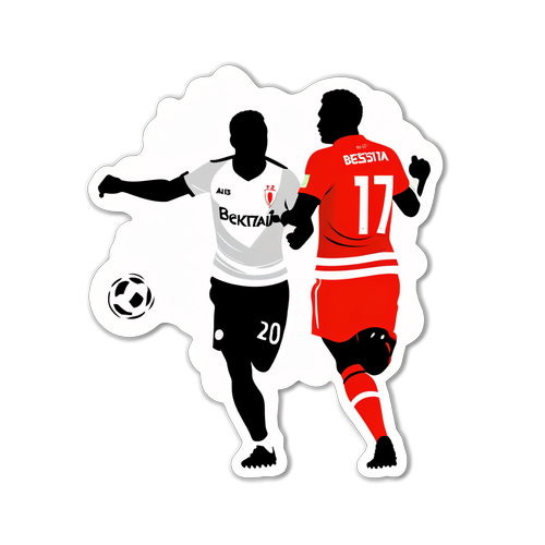 Beşiktaş ve Sivasspor Karşılaşması Stickerı