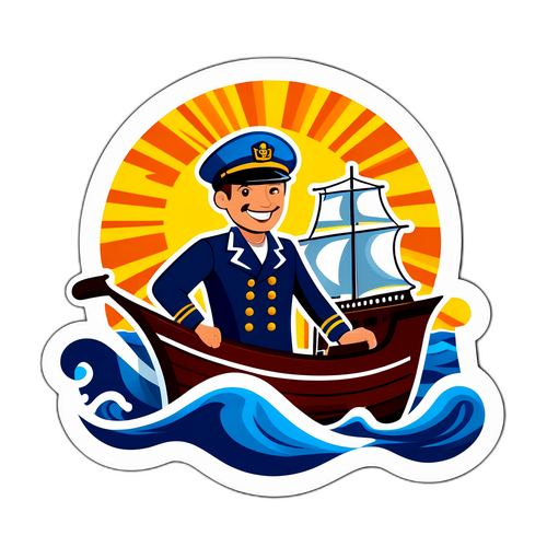 Mein Schiffs-Ausflugsboot Sticker
