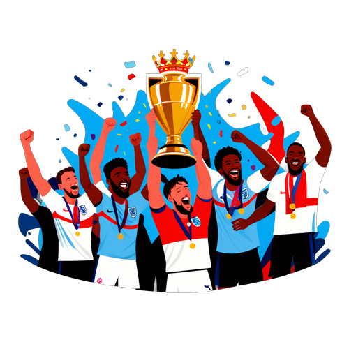 Triumphant Glory: England's Euro 2024 Victory Celebration