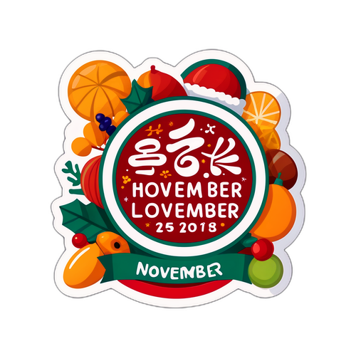 Stiker Perayaan 25 November