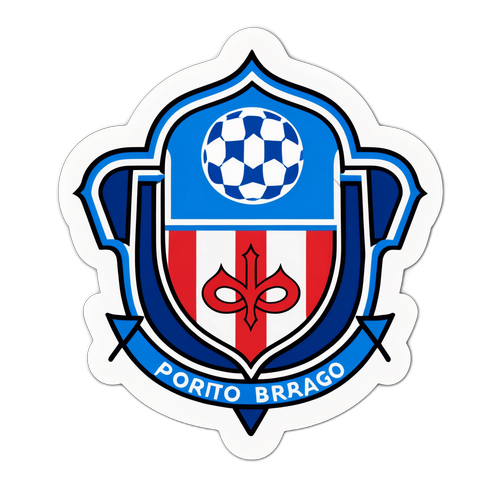 Дизайн с марокканским футбольным мячом, символизирующий матч Порту - Брага