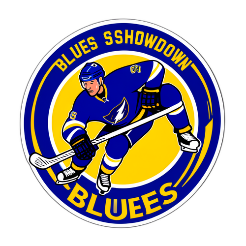 Blues vs Lightning Showdown Sticker