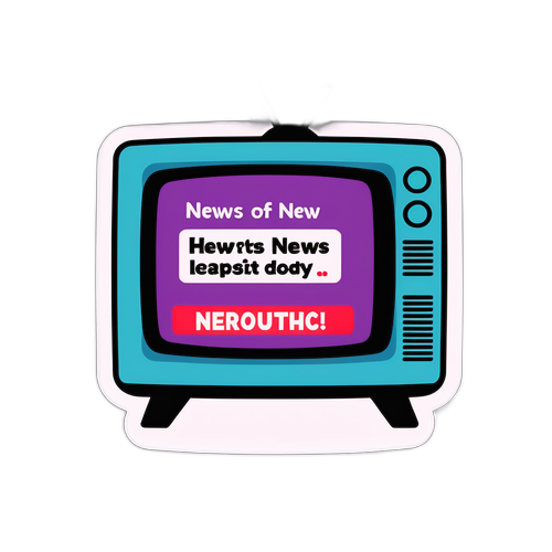 Телевизор с новостями