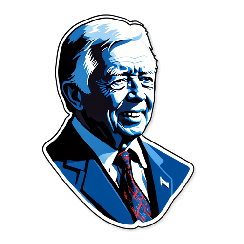 Sticker em Homenagem a Jimmy Carter