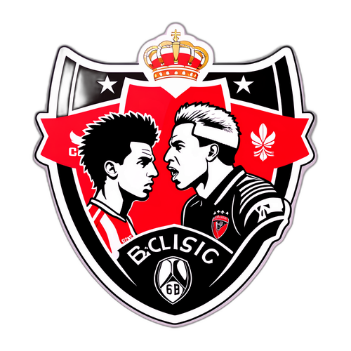 Sticker Perlawanan Nice dan Benfica