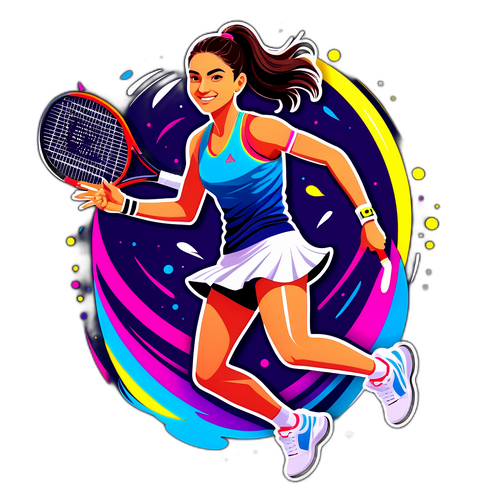 Stiker Motivasi Emma Raducanu