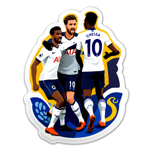 Tottenham vs. Chelsea Match Sticker