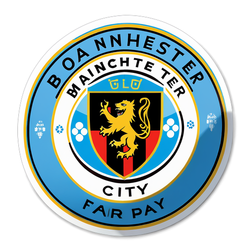 Sticker cu mingea de fotbal - Manchester City și Bournemouth