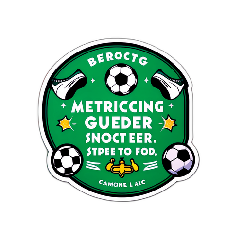 Motivert klistremerke med sportscitater