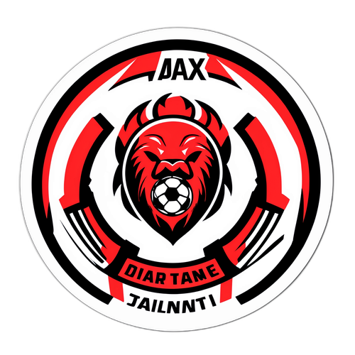 Ajax Klistermärke med Modern Design