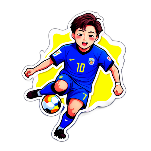 김민재 축구 스티커