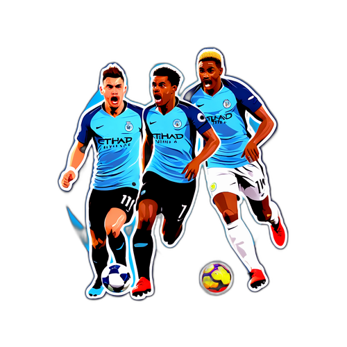 捕捉紐卡索與曼城比賽中的精彩瞬間