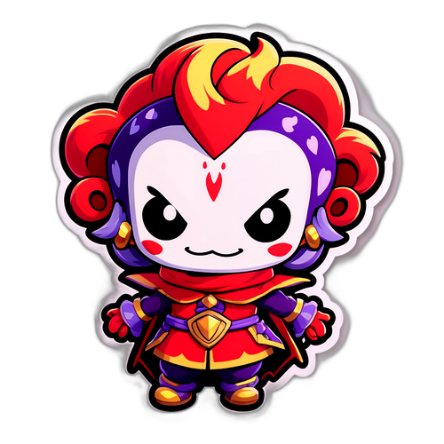 인쿠치의 독특한 캐릭터 아트 스티커