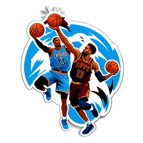 Stiker Thunder vs Cavaliers