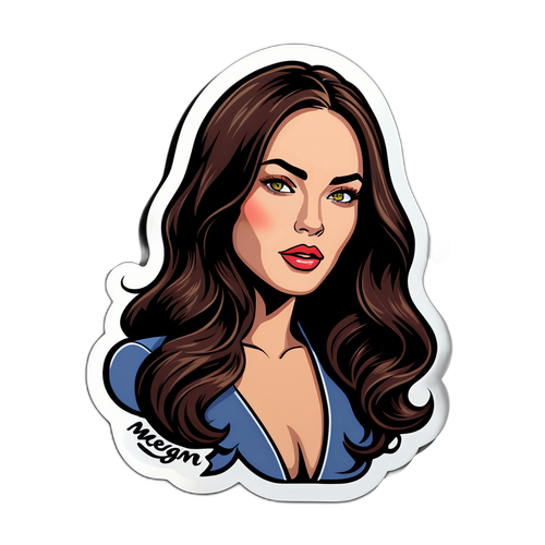 Fira Megan Fox som en ikon av stil och skönhet