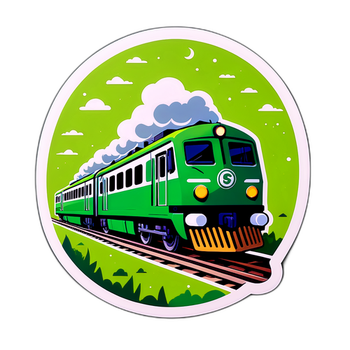 环保绿色列车设计