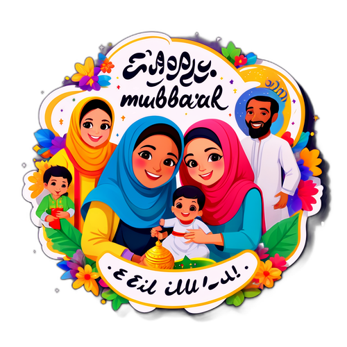 ईद मुबारक! परिवार का जश्न
