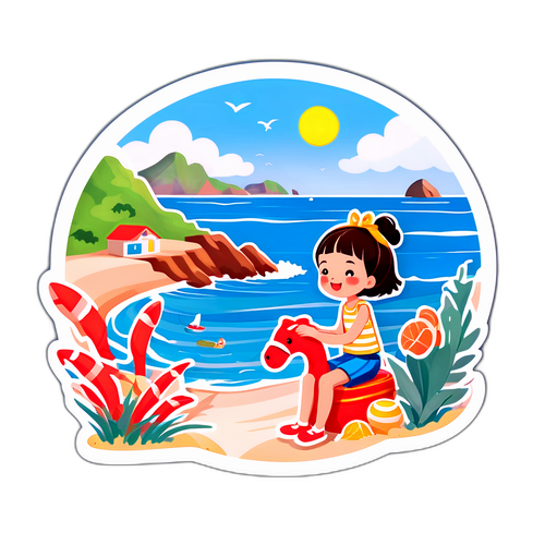 徐璐的海边假期