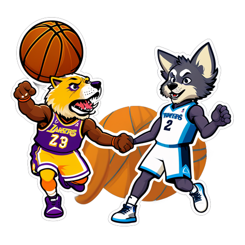 Vikosi vya Lakers na Timberwolves Vikiongozana Katika Mapambano ya Kichekesho ya Mpira wa Kikapu!