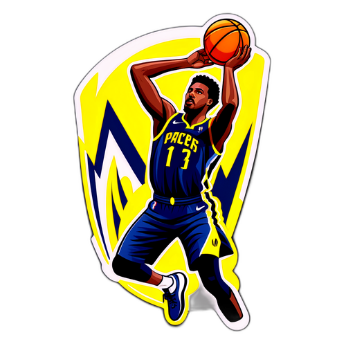 パシファイアーズの選手がボールをキャッチするデザイン