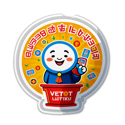 Sticker Khuyến Khích Tham Gia Vietlott