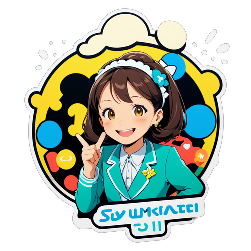 水卜麻美の笑顔のシーン
