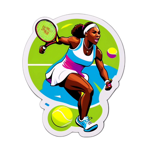 Tennis Journey Sticker