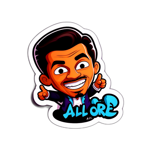 Ali Döre Karikatür Sticker