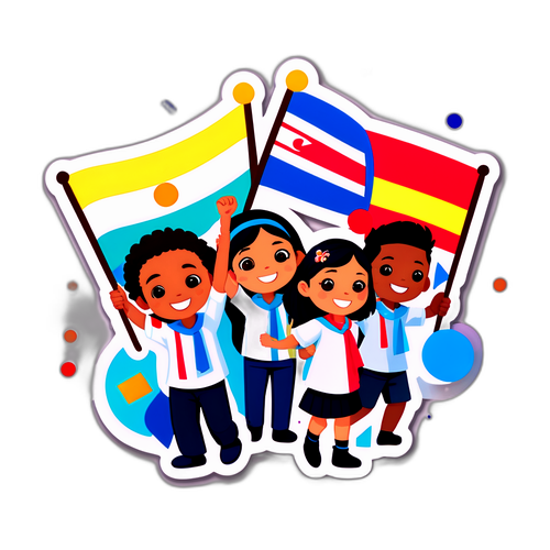 Estudiantes de Río Cuarto Celebrando