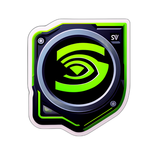 สติกเกอร์ 3D ของ NVIDIA สำหรับแฟนเทคโนโลยี