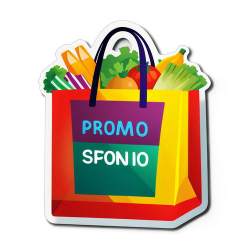 Tas Belanja Berwarna dengan 'Promo Superindo'