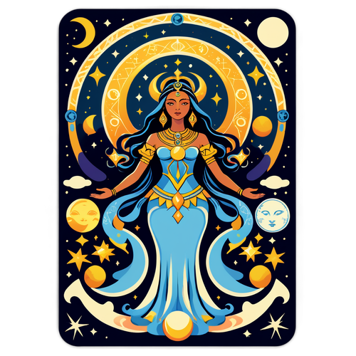 Moon Goddess Tarot Card Design