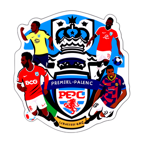 Stiker Logo Liga Premier Inggris