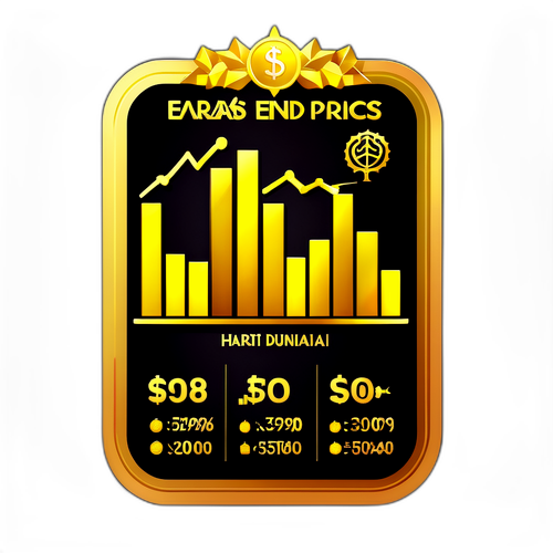 Stiker Harga Emas Dunia Hari Ini