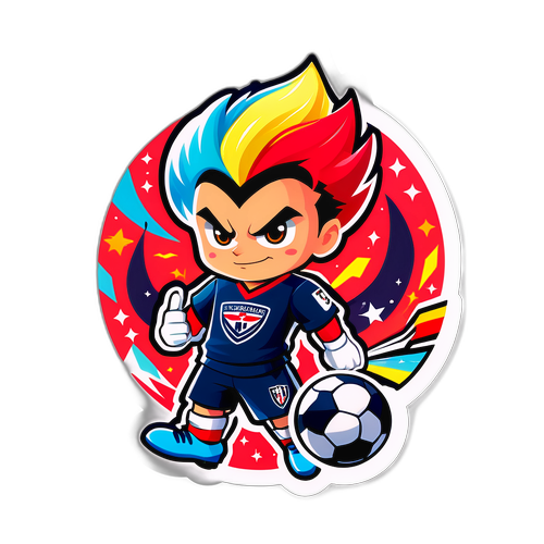 Arte vibrante do jogo Jorge Wilstermann x Aurora