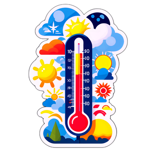 Termómetro Divertido de Climas en Formosa