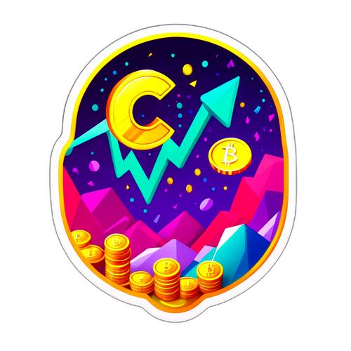 Sticker Vibrant CoinMarketCap