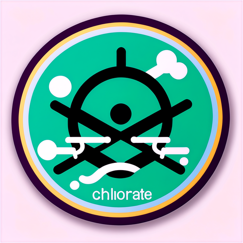 Chloraat Sticker