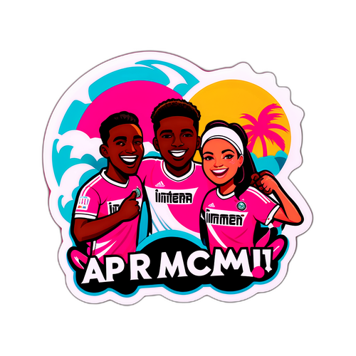 Inter Miami Taraftar Stickerı