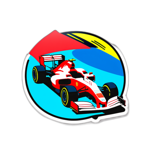 Autocolant pentru sesiune de antrenament F1