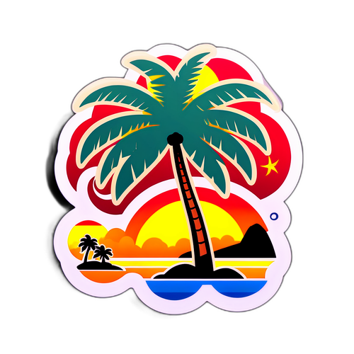 Sri Lanka Tropikal Sticker