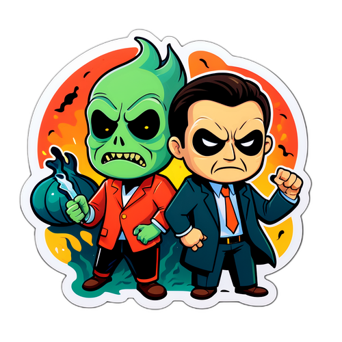 두 캐릭터: 두려움과 탐욕의 상징