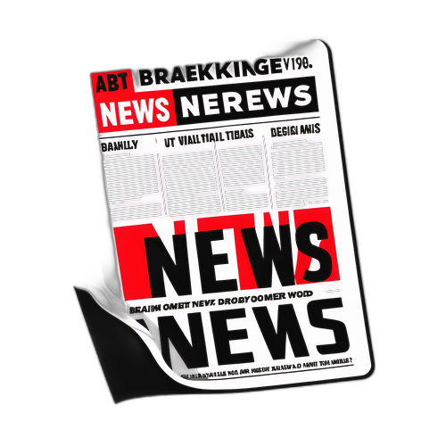 Breaking News Klistermærke